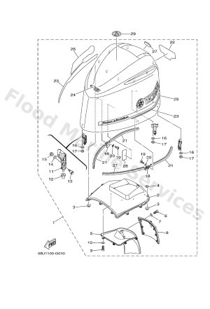 Diagram for TOP COWLING
