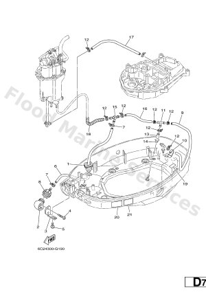 Diagram for BOTTOM COWLING 2