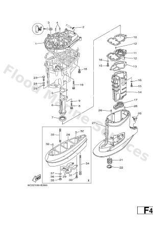 Diagram for UPPER CASING