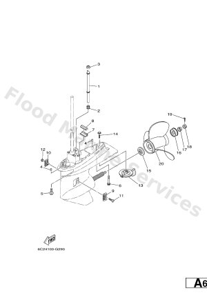 Diagram for LOWER CASING & DRIVE 2