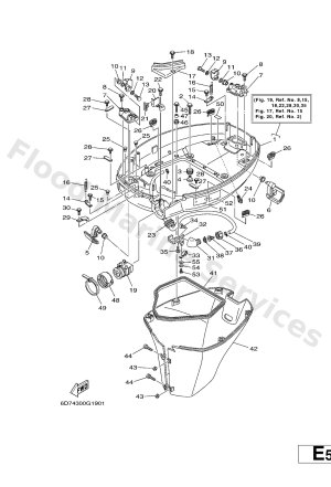 Diagram for BOTTOM COWLING