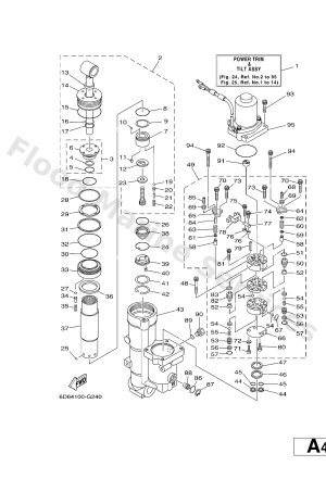 Diagram for POWER TRIM & TILT ASSY 1