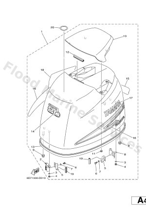 Diagram for TOP COWLING