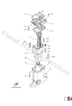Diagram for UPPER CASING