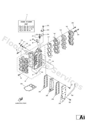 Diagram for CYLINDER & CRANKCASE