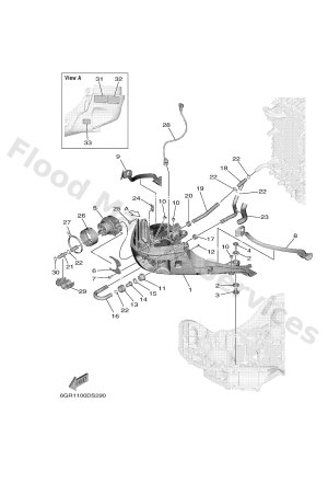 Diagram for BOTTOM COWLING 1