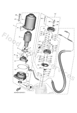 Diagram for POWER TRIM & TILT ASSY 2