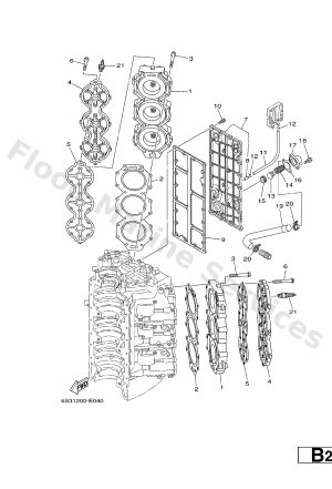 Diagram for CYLINDER & CRANKCASE 2