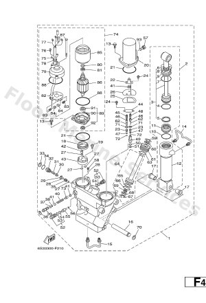 Diagram for POWER TRIM & TILT ASSY