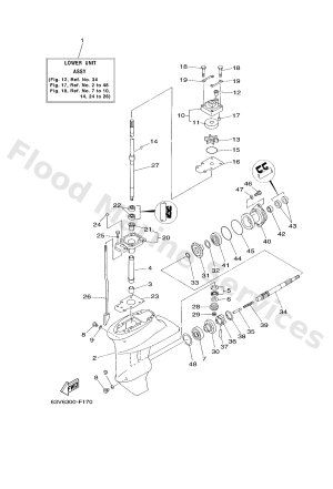 Diagram for LOWER CASING & DRIVE 1