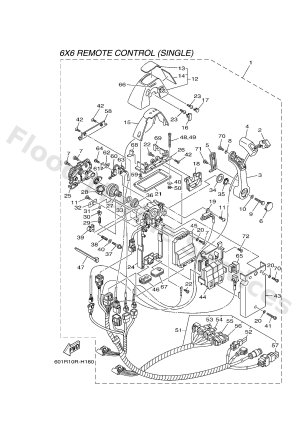 Diagram for DBW REMOTE CONTROL 1 (SINGLE)