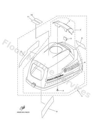 Diagram for TOP COWLING
