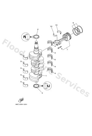Diagram for CRANKSHAFT & PISTON