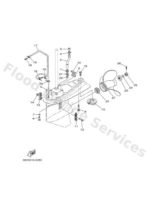 Diagram for LOWER CASING & DRIVE 2
