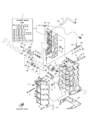 Diagram for CYLINDER & CRANKCASE 1