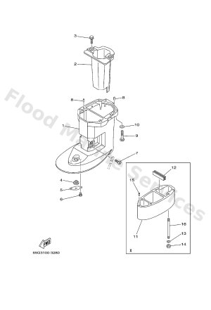 Diagram for UPPER CASING
