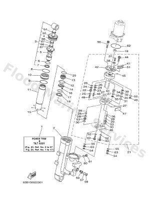 Diagram for POWER TRIM & TILT ASSY 1