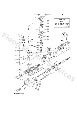 Diagram for LOWER CASING & DRIVE 1
