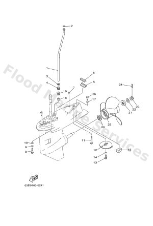 Diagram for LOWER CASING & DRIVE 2