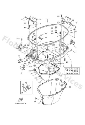 Diagram for BOTTOM COWLING