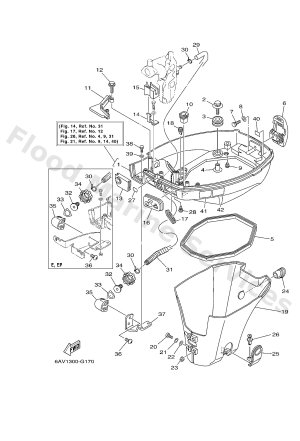 Diagram for BOTTOM COWLING