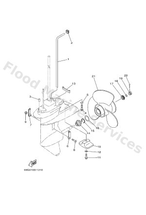 Diagram for LOWER CASING & DRIVE 2