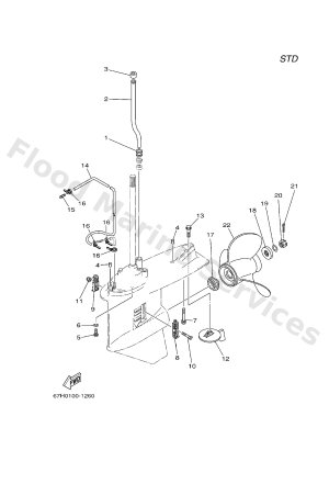 Diagram for LOWER CASING & DRIVE 2