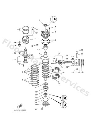 Diagram for CRANKSHAFT & PISTON