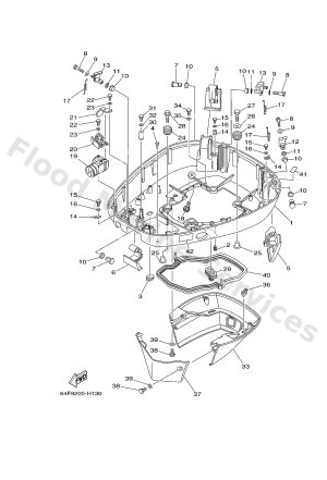 Diagram for BOTTOM COWLING
