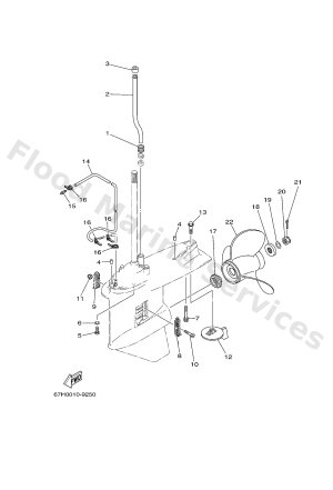 Diagram for LOWER CASING & DRIVE 2