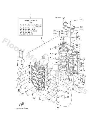 Diagram for CYLINDER & CRANKCASE 1