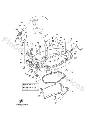 Diagram for BOTTOM COWLING