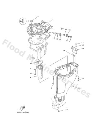 Diagram for UPPER CASING