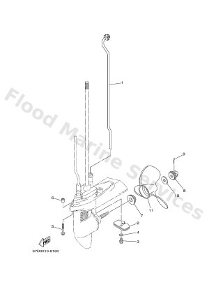 Diagram for LOWER CASING & DRIVE 2