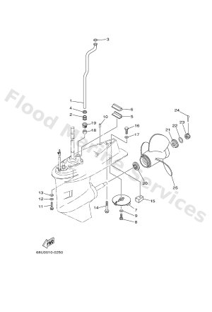 Diagram for LOWER CASING & DRIVE 2