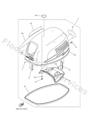 Diagram for TOP COWLING