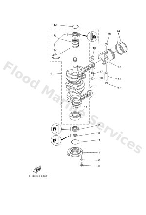 Diagram for CRANKSHAFT & PISTON