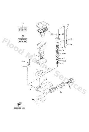 Diagram for REPAIR KIT 2
