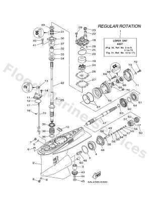 Diagram for LOWER CASING & DRIVE 1