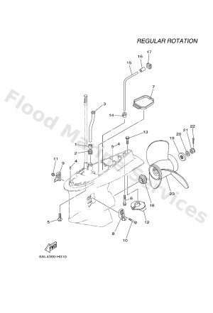 Diagram for LOWER CASING & DRIVE 2