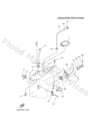 Diagram for LOWER CASING & DRIVE 4