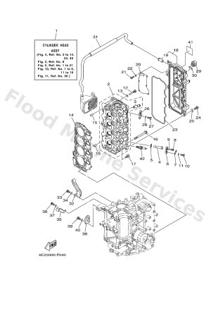 Diagram for CYLINDER & CRANKCASE 2