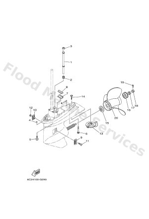 Diagram for LOWER CASING & DRIVE 2