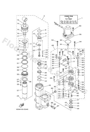 Diagram for POWER TRIM & TILT ASSY 1