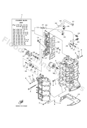 Diagram for CYLINDER & CRANKCASE 1