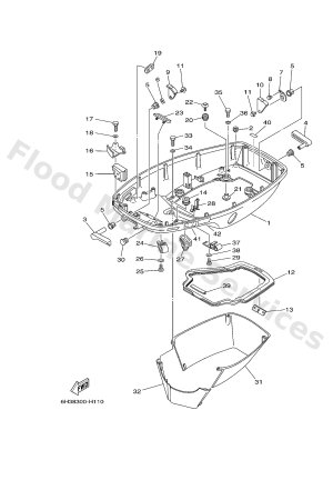 Diagram for BOTTOM COWLING