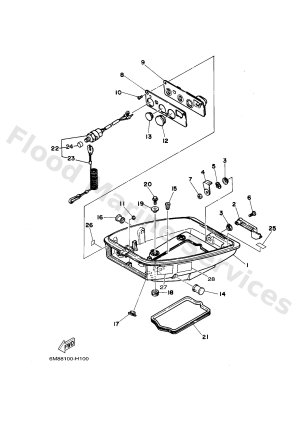 Diagram for BOTTOM COWLING
