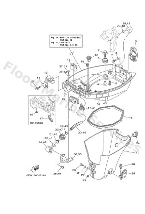 Diagram for BOTTOM COWLING