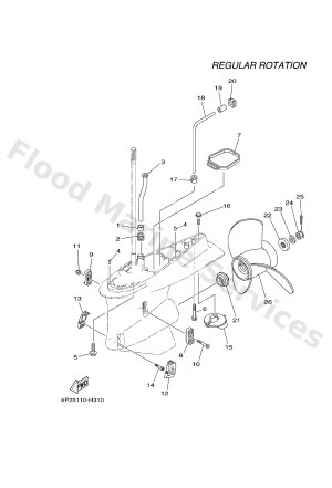 Diagram for LOWER CASING & DRIVE 2