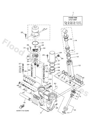 Diagram for POWER TRIM & TILT ASSY 1